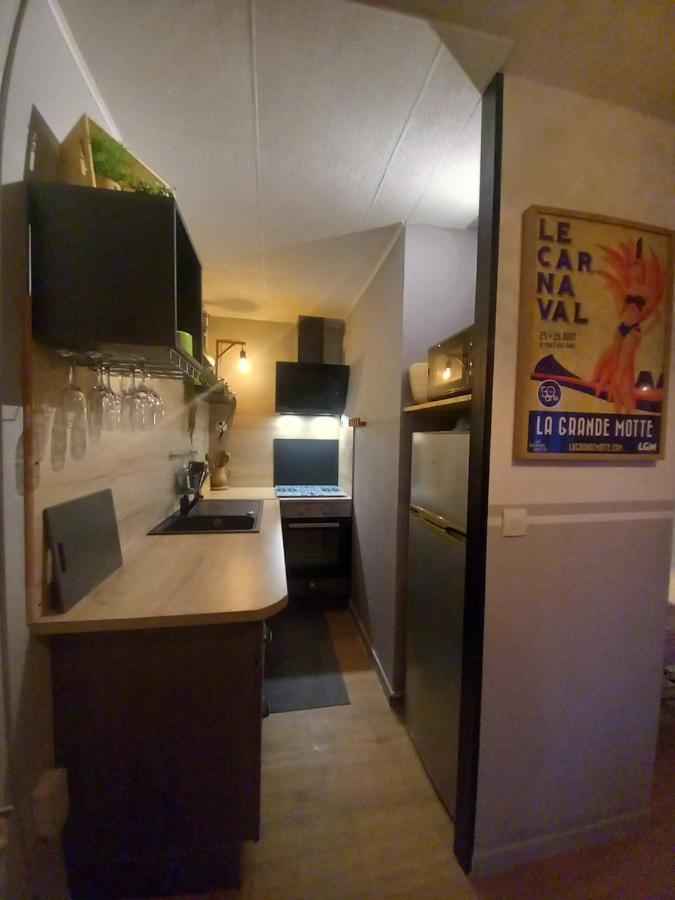 Rose Cote Mer Studio Et Garage, Entree Autonome Apartment La Grande Motte Exterior photo